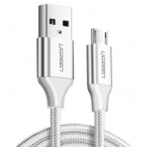 Cablu de date Ugreen US290, USB - microUSB, 1.5m, White