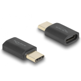 Adaptor Delock 60237, USB-C male - USB-C female, Black