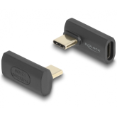 Adaptor Delock 60244, USB-C male - USB-C female, Black