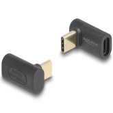 Adaptor Delock 60246, USB-C male - USB-C male, Black