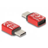 Adaptor Delock 60689, USB-C female - USB-C male, Red
