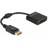 Adaptor Delock 61023, DisplayPort male - DVI female, Black