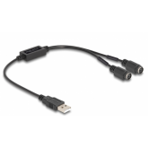 Cablu Delock 61061, USB - PS/2, Black