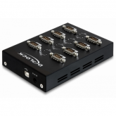 Adaptor Delock 61860, USB 2.0 - 8x Serial, Black