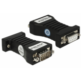 Adaptor Delock 62921, 1 x Serial RS-232 DB9 female - 1 x Serial RS-232 DB9 male, Black