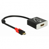 Adaptor Delock 62999, USB-C male - HDMI female, Black