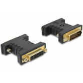 Adaptor Delock 63313, DVI male - DVI female, Black