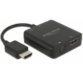 Adaptor audio Delock 63333, HDMI female - HDMI male, Black