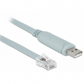 Cablu Delock 63911, USB 2.0 male - RJ45 male, 1m, Gray