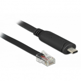Cablu Delock 63912, USB-C male - RJ45 male, 2m, Black