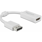 Adaptor Delock 63936, DisplayPort male - HDMI female, White