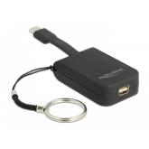 Adaptor Delock 63939, USB-C male - mini DisplayPort female, Black