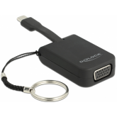Adaptor Delock 63941, USB-C male - VGA female, Black