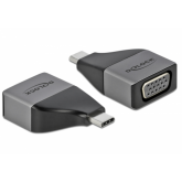 Adaptor Delock 64002, USB-C male - VGA female, Gray