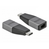 Adaptor Delock 64121, USB-C male - mini DisplayPort female, Black-Gray