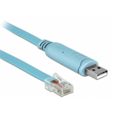 Cablu Delock 64185, USB male - RJ45 male, 2m, Blue