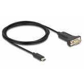 Cablu Delock 64196, USB-C male - Serial, 2m, Black