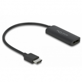 Adaptor Delock 64213, HDMI-A male - DisplayPort female + Micro USB-B female, Black