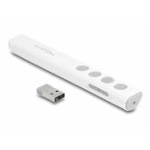 Presenter Laser Delock 64251, USB Wireless, White