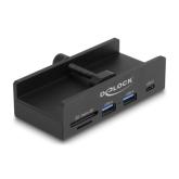 Docking Station Delock 64263, Black