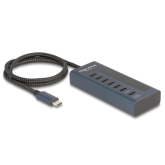 Hub USB Delock 64288, 7 x USB-C, Gray