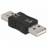 Adaptor Delock 65011, USB-A male - USB-A male, Black