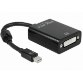 Adaptor Delock 65098, mini DisplayPort male - DVI female, Black