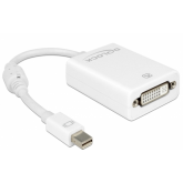 Adaptor Delock 65129, mini DisplayPort male - DVI female, White