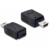 Adaptor Delock 65155, Mini USB-B - Micro USB, Black
