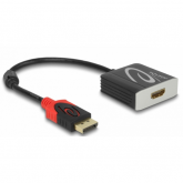Adaptor Delock 65207, DisplayPort male - HDMI female, 0.20m, Black