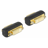 Adaptor Delock 65225, DVI  female - DVI female, Black