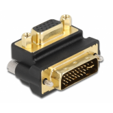 Adaptor Delock 65261, VGA female - DVI male, Black