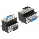 Adaptor Delock 65264, Serial male - Serial female, Black