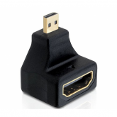Adaptor Delock 65270, Micro HDMI male - HDMI female, Black