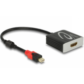 Adaptor Delock 65302, Mini DisplayPort male - HDMI-A female, Black