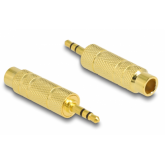 Adaptor Delock 65360, 3.5 mm jack 3pin - 6.35 mm jack 3pin, Gold