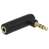 Adaptor audio Delock 65364, 3.5mm jack male - 3.5mm jack female, Black