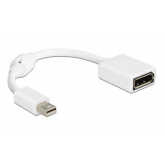 Adaptor Delock 65427, mini DisplayPort male - DisplayPort female, 0.15m, White