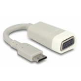Adaptor Delock 65471, Mini HDMI-C male - VGA female, Gray