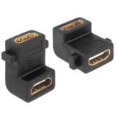 Adaptor Delock 65510, HDMI female - HDMI female, Black