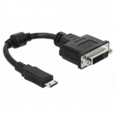 Adaptor Delock 65564, Mini HDMI male - DVI female, Black
