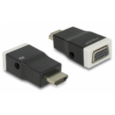 Adaptor Delock 65586, HDMI male - VGA female, Black