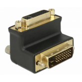 Adaptor Delock 65866, DVI 24+1 male - DVI 24+5 female, Black