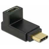 Adaptor Delock 65914, USB-C male - USB-C female, Black