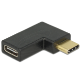Adaptor Delock 65915, USB-C male - USB-C female, Black