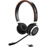 Casti cu microfon Headset Jabra Evolve 65 UC Duo, USB-A/Bluetooth, Black