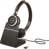 Casti cu microfon Jabra Evolve 65 SE UC Stereo Stand, Bluetooth, Black