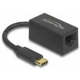 Placa de retea Delock 66043, USB-C, Black