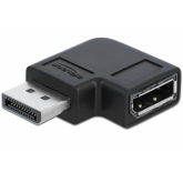 Adaptor DELOCK 66296, DisplayPort male - DisplayPort female, Black