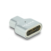 Adaptor USB Delock 66433, USB-C male - USB-C female, Silver